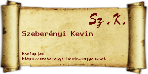 Szeberényi Kevin névjegykártya